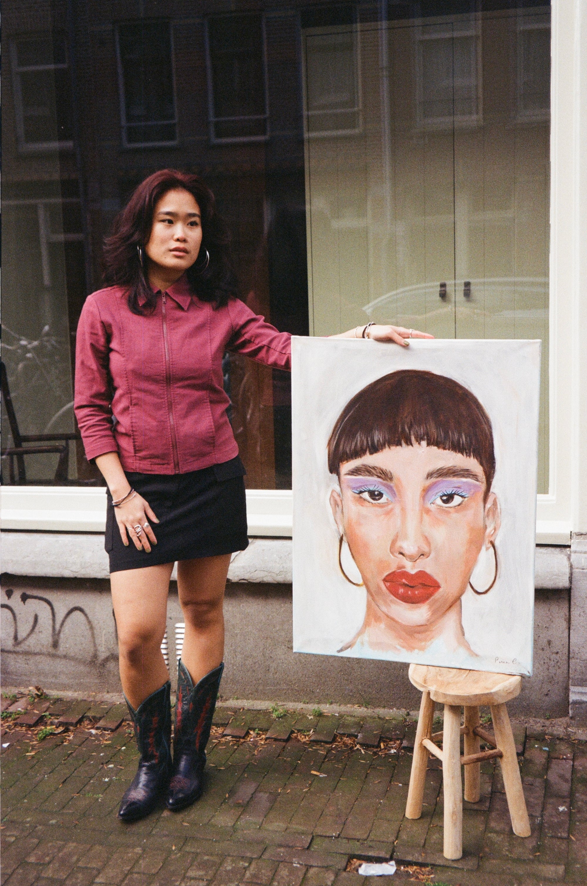 Punnsart x Cloud: Live Painting Workshop with Natural Wine from Chenin Chenin