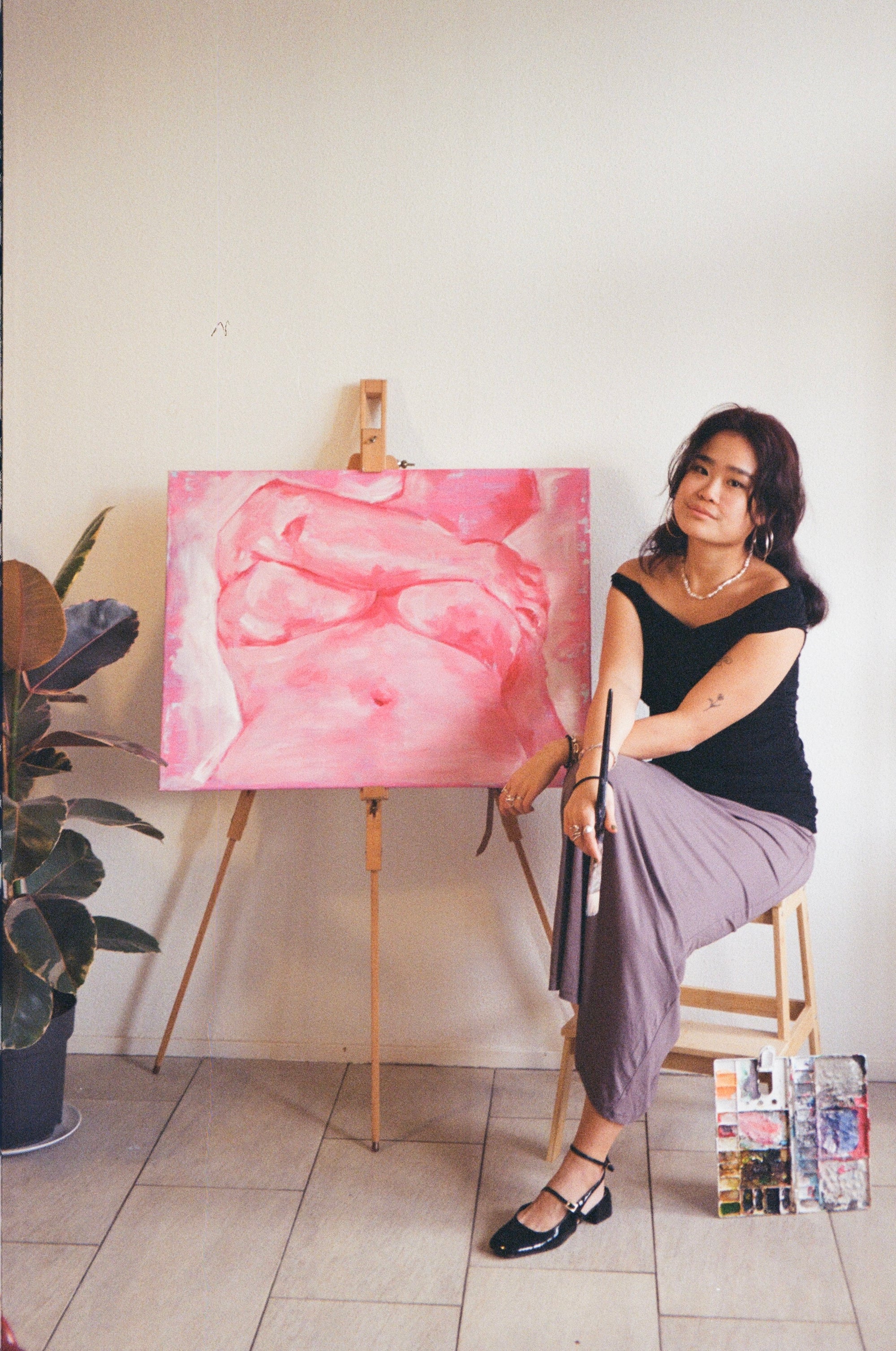 Punnsart x Cloud: Live Painting Workshop with Natural Wine from Chenin Chenin